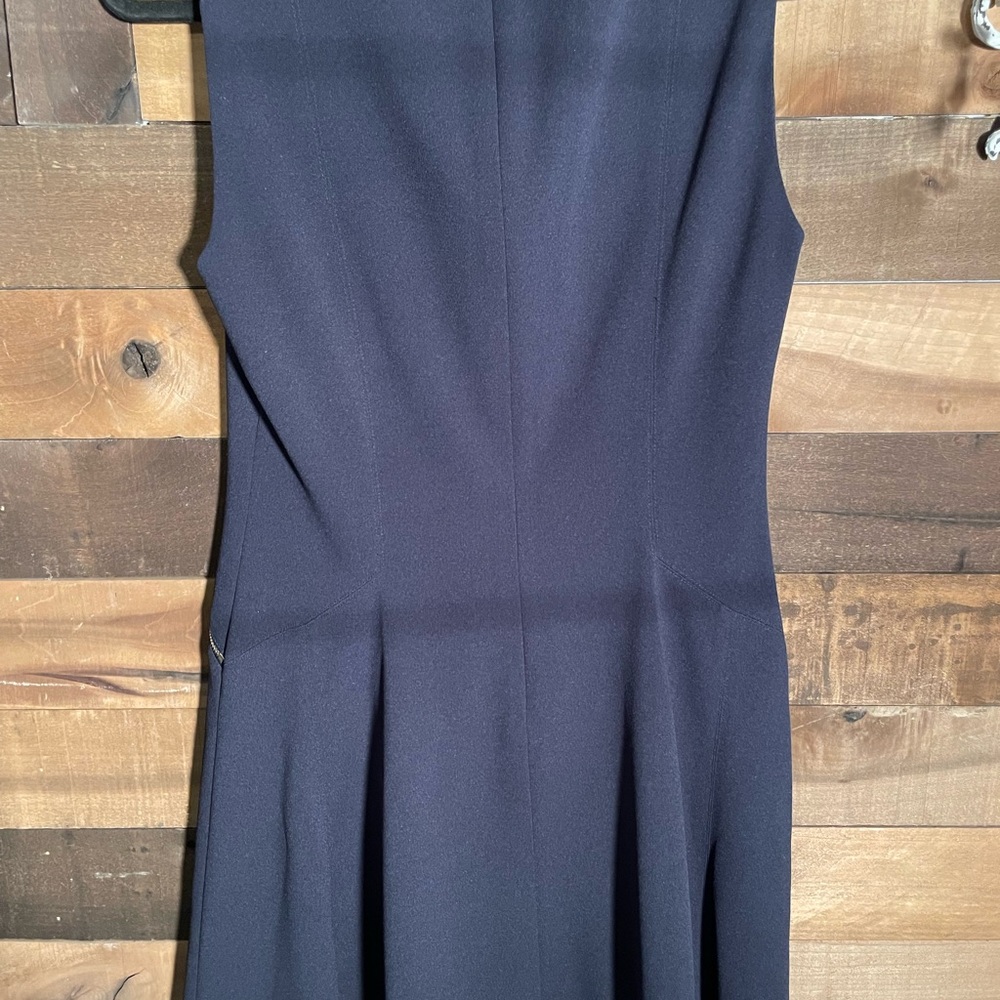 Tommy Hilfiger Navy Mini Dress with Zipper Accents - Picture 3 of 7